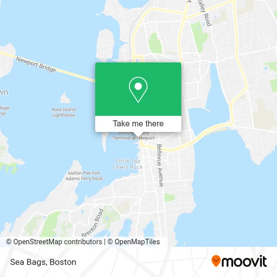 Sea Bags map