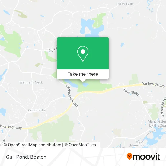 Gull Pond map