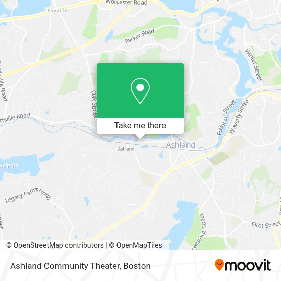 Ashland Community Theater map