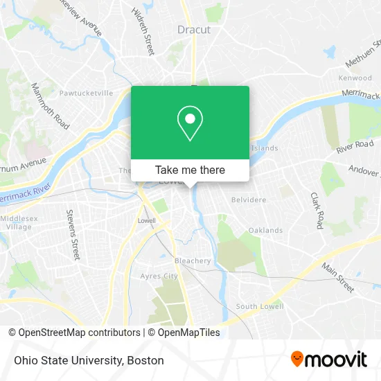 Ohio State University map