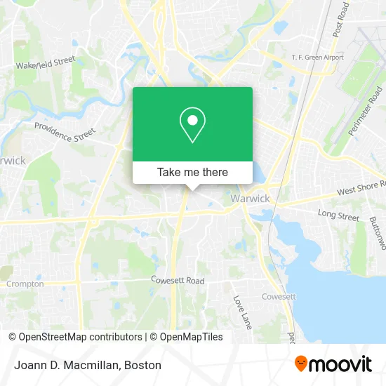 Joann D. Macmillan map
