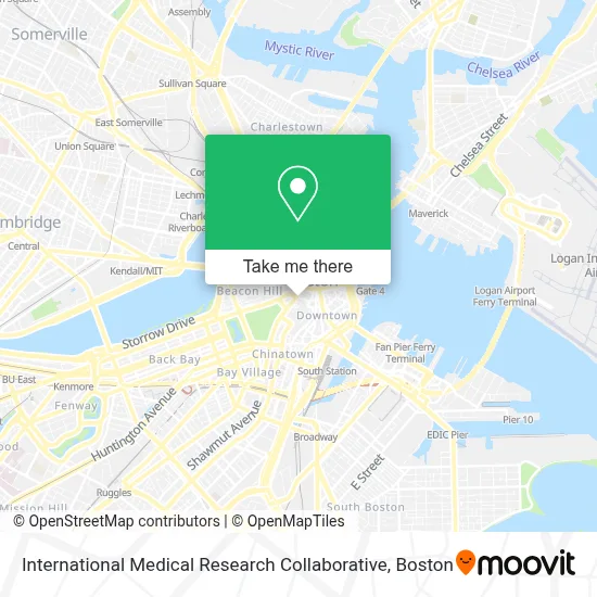 International Medical Research Collaborative map