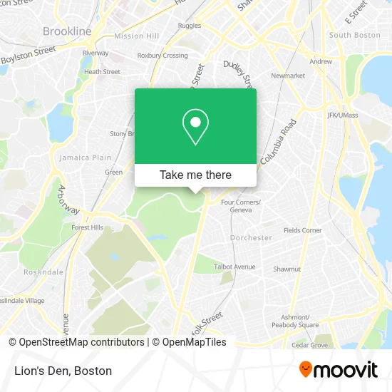 Lion's Den map