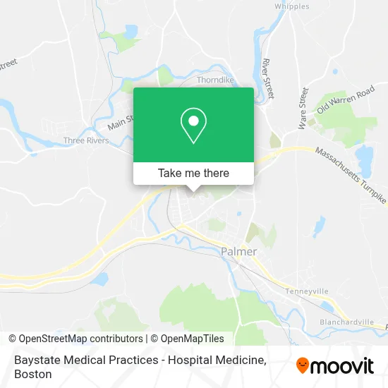 Baystate Medical Practices - Hospital Medicine map
