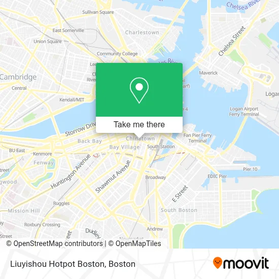 Liuyishou Hotpot Boston map
