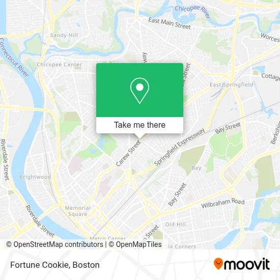 Fortune Cookie map