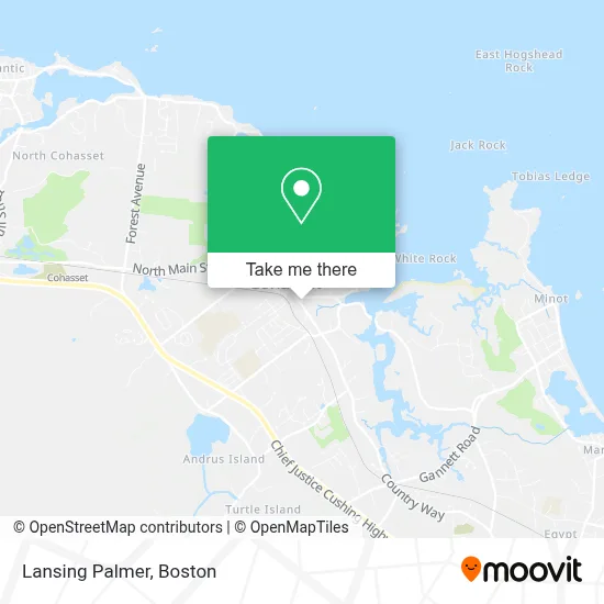 Lansing Palmer map
