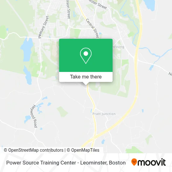 Power Source Training Center - Leominster map