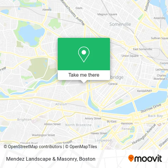 Mendez Landscape & Masonry map