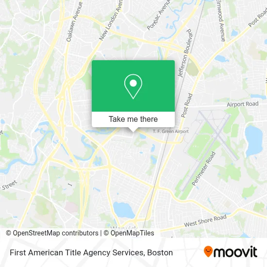 First American Title Agency Services map
