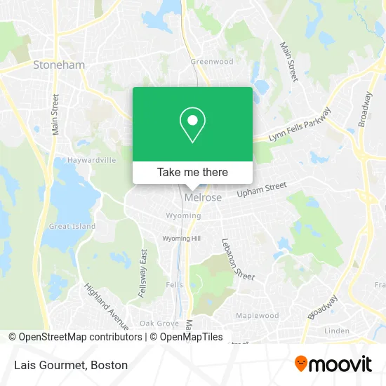 Lais Gourmet map