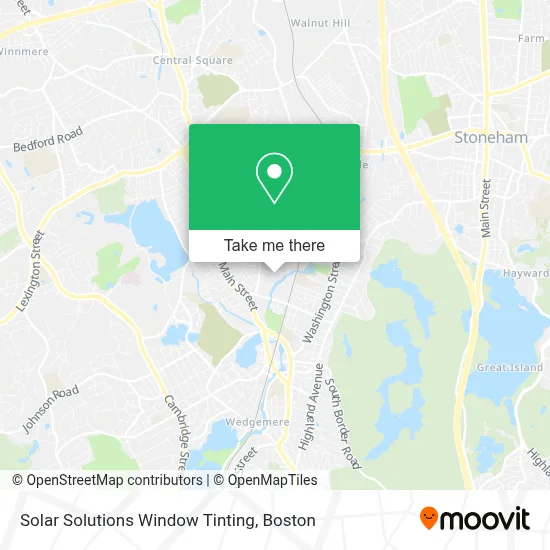 Solar Solutions Window Tinting map