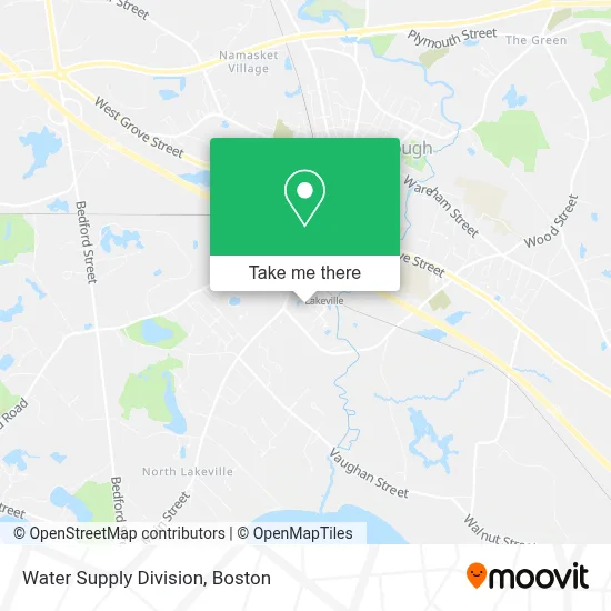Water Supply Division map