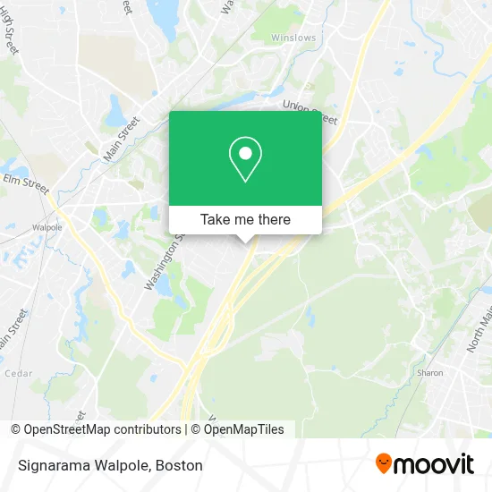Signarama Walpole map