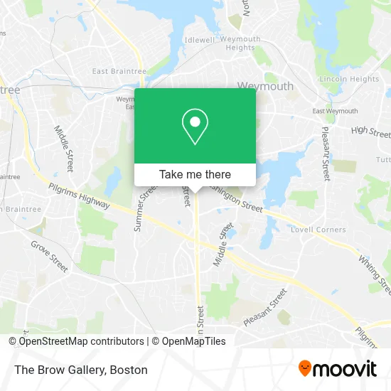 The Brow Gallery map