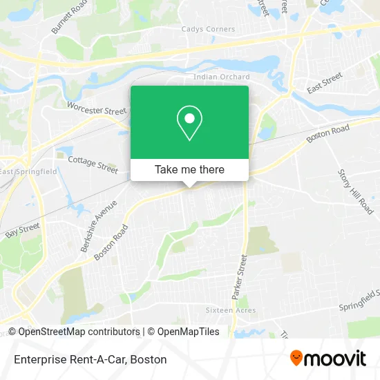 Enterprise Rent-A-Car map