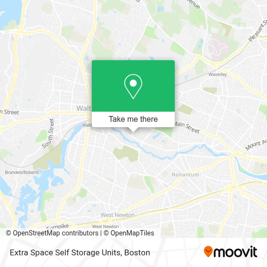 Extra Space Self Storage Units map