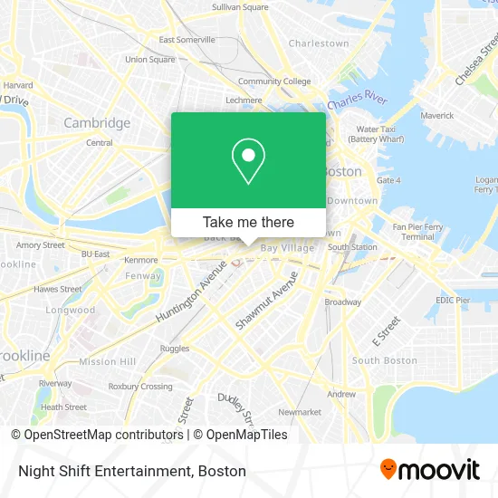 Night Shift Entertainment map