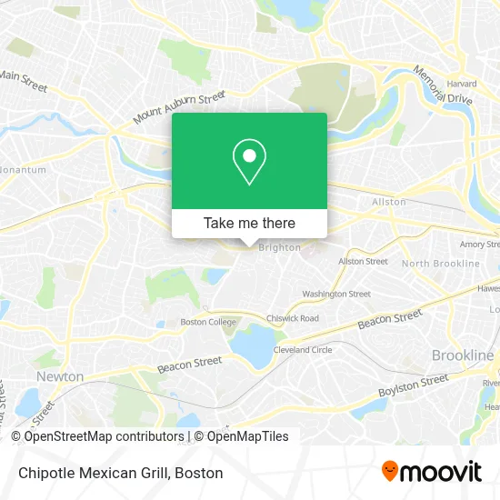 Chipotle Mexican Grill map