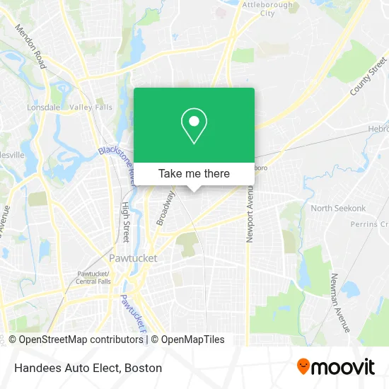 Handees Auto Elect map