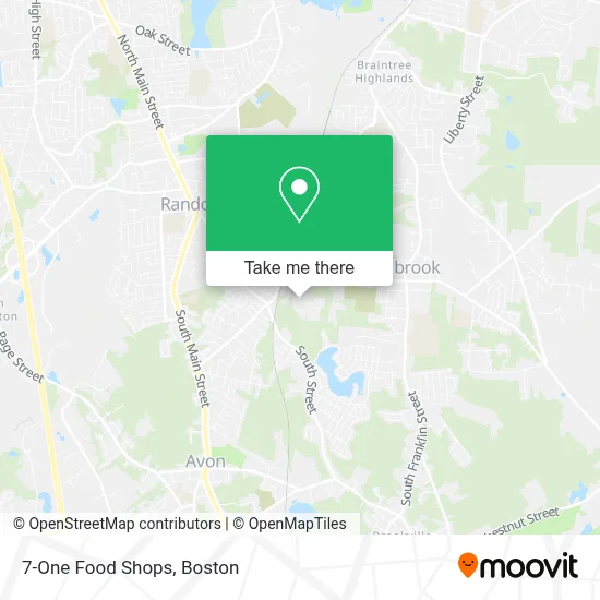 7-One Food Shops map