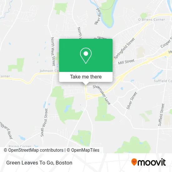 Green Leaves To Go map