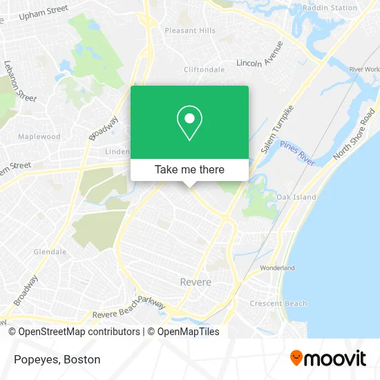 Popeyes map
