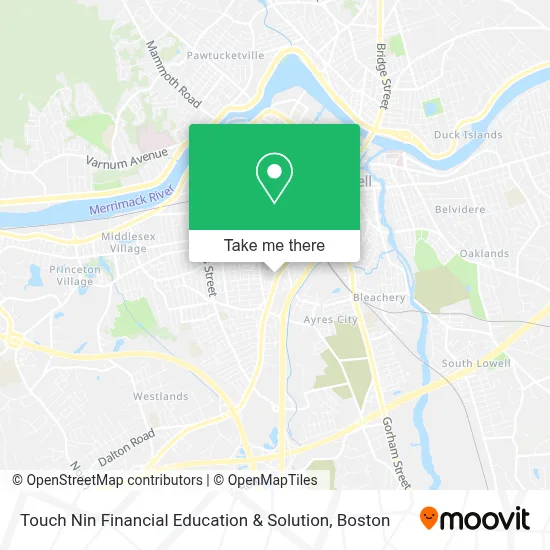 Touch Nin Financial Education & Solution map