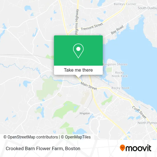 Crooked Barn Flower Farm map