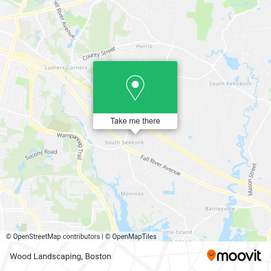 Wood Landscaping map