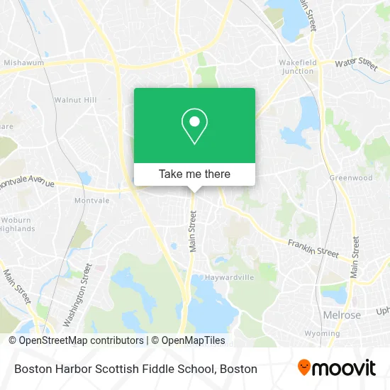 Boston Harbor Scottish Fiddle School map