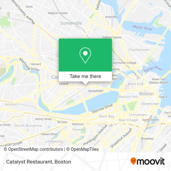 Catalyst Restaurant map