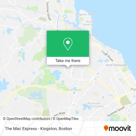 The Mac Express - Kingston map