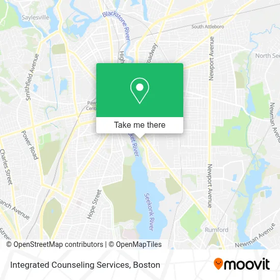 Integrated Counseling Services map