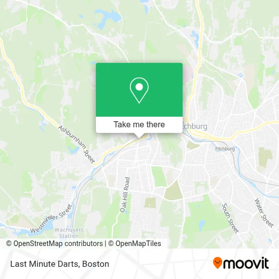Last Minute Darts map