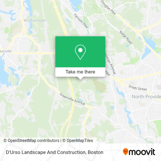 D'Urso Landscape And Construction map