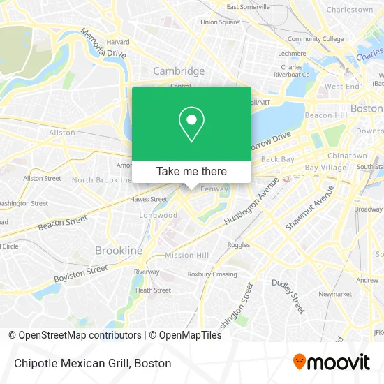 Chipotle Mexican Grill map