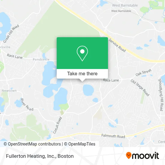Fullerton Heating, Inc. map