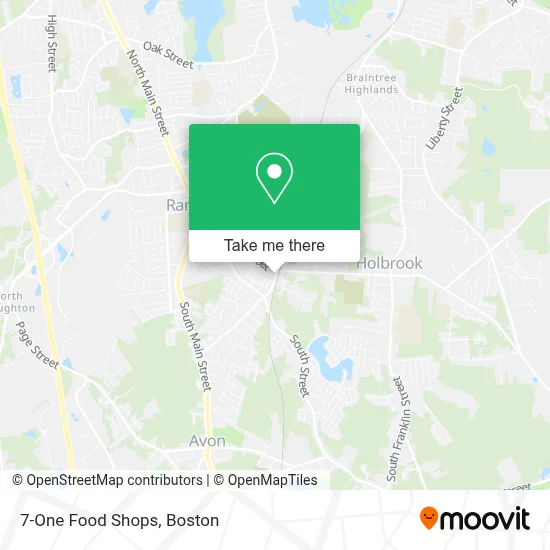 7-One Food Shops map