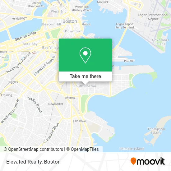 Elevated Realty map