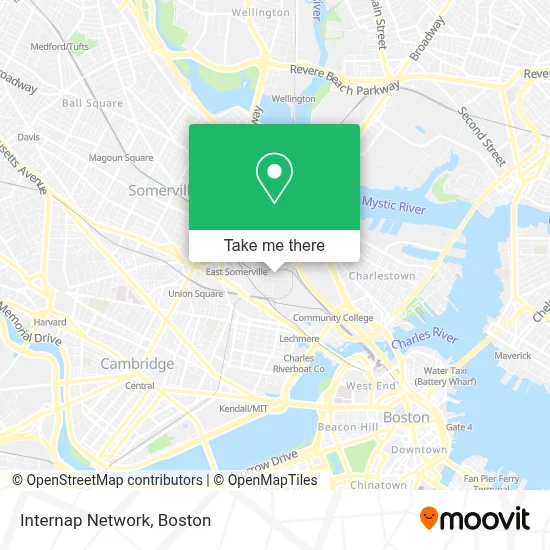 Internap Network map
