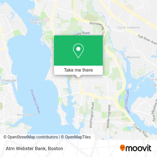 Atm Webster Bank map