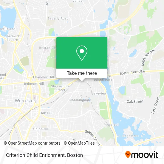 Criterion Child Enrichment map
