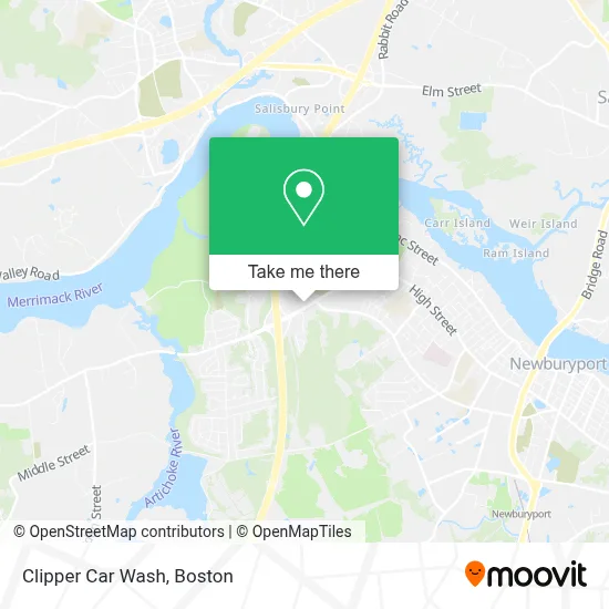 Clipper Car Wash map