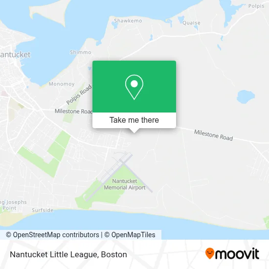 Nantucket Little League map