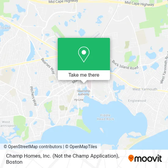 Champ Homes, Inc. (Not the Champ Application) map