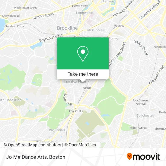 Jo-Me Dance Arts map