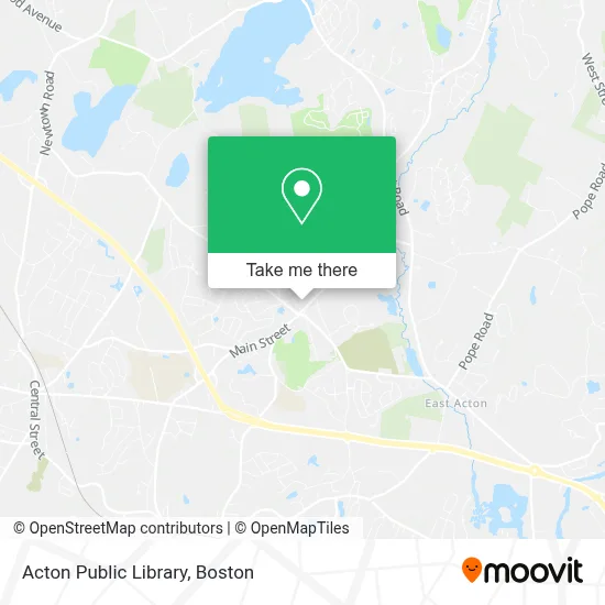 Acton Public Library map