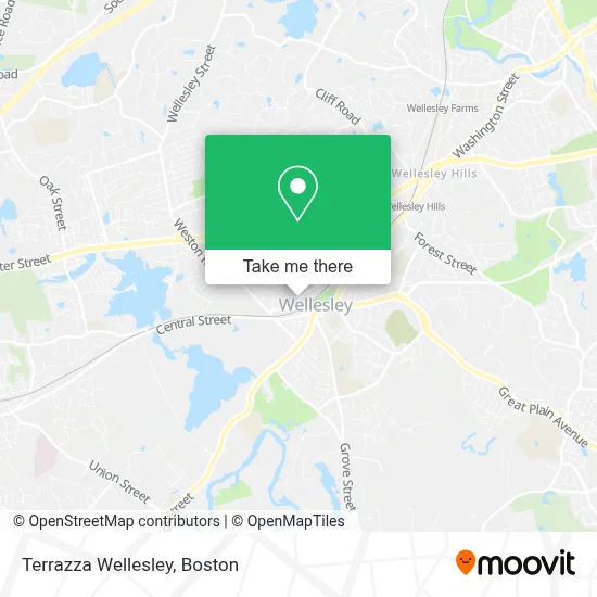 Terrazza Wellesley map