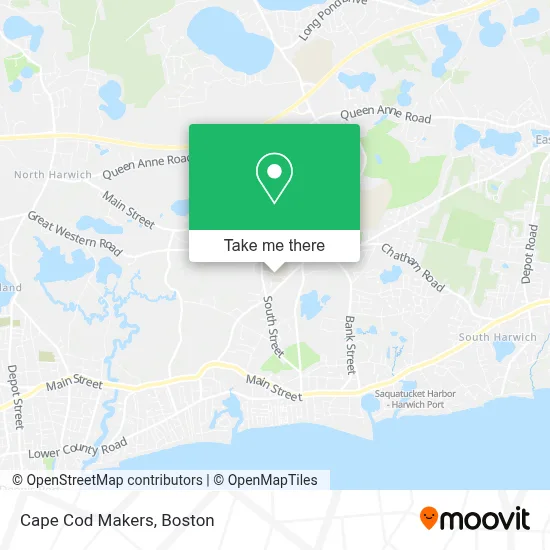 Cape Cod Makers map